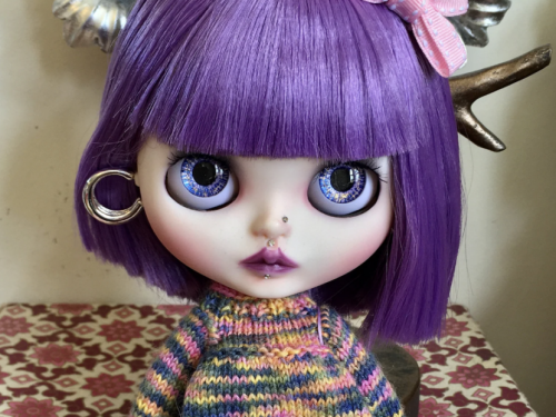 Custom Blythe Doll Factory OOAK “Lola” by Dollypunk21 *Free Set of Extra Hands*
